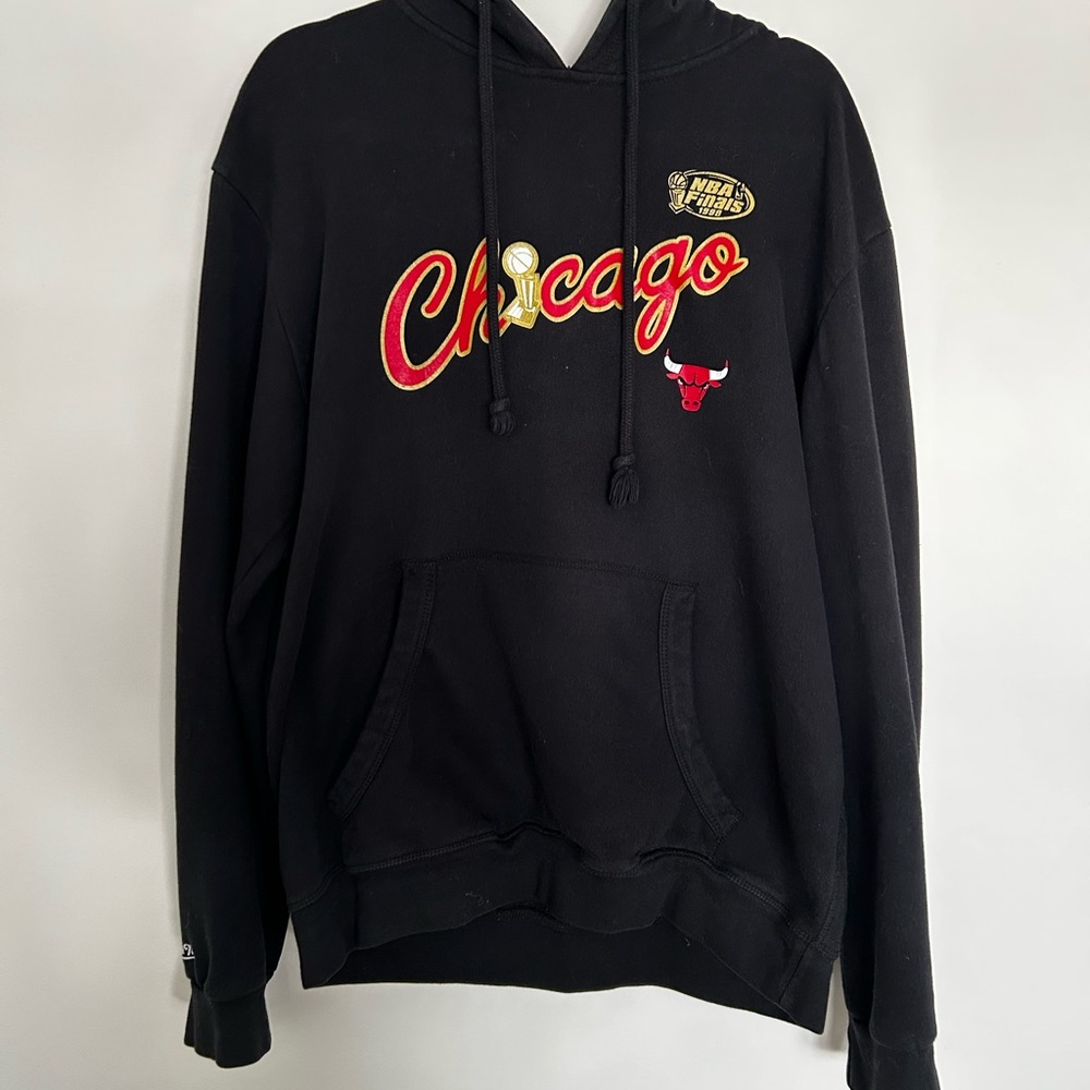 Mitchell & Ness Black Chicago Bulls Hoodie